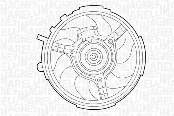 MAGNETI MARELLI Вентилятор, охлаждение двигателя 069422031010